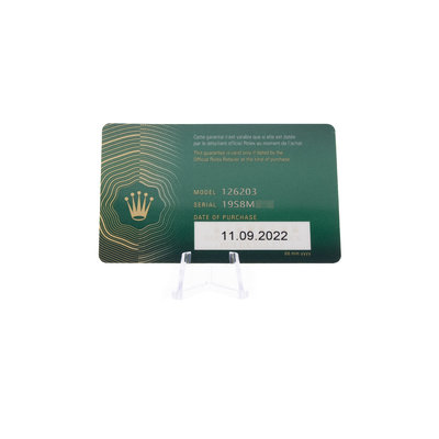 Rolex Datejust 36 126203 Black Dial 36