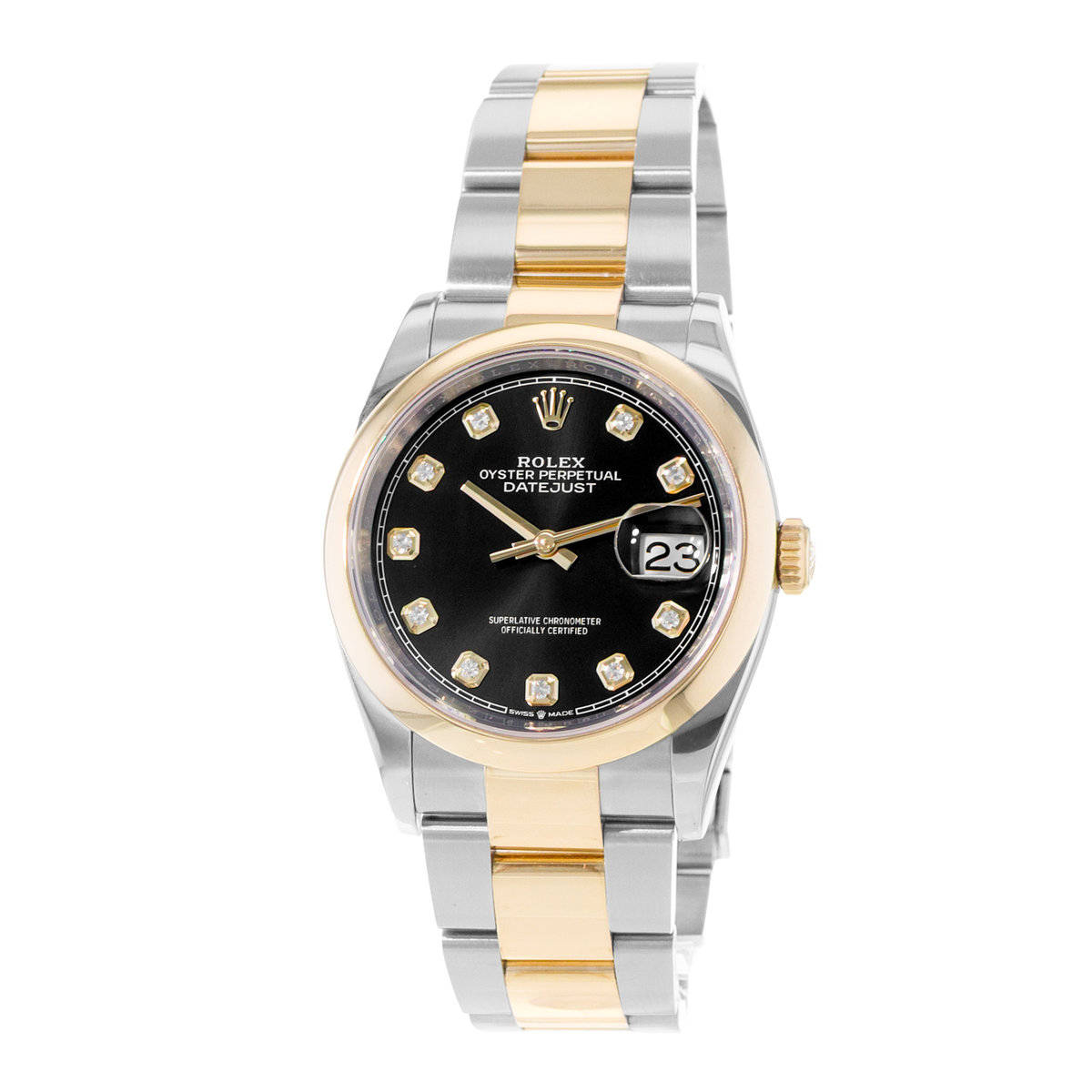 Rolex Datejust 36 126203 Black Dial 36
