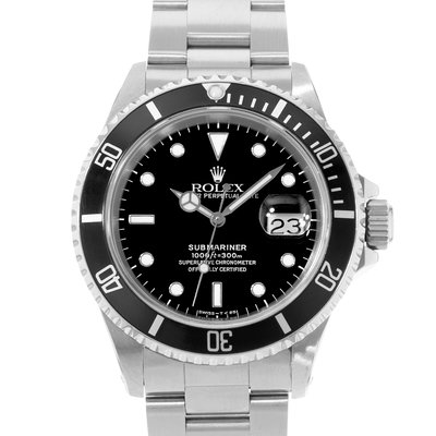 Rolex Submariner Date 16610 Black Dial 40
