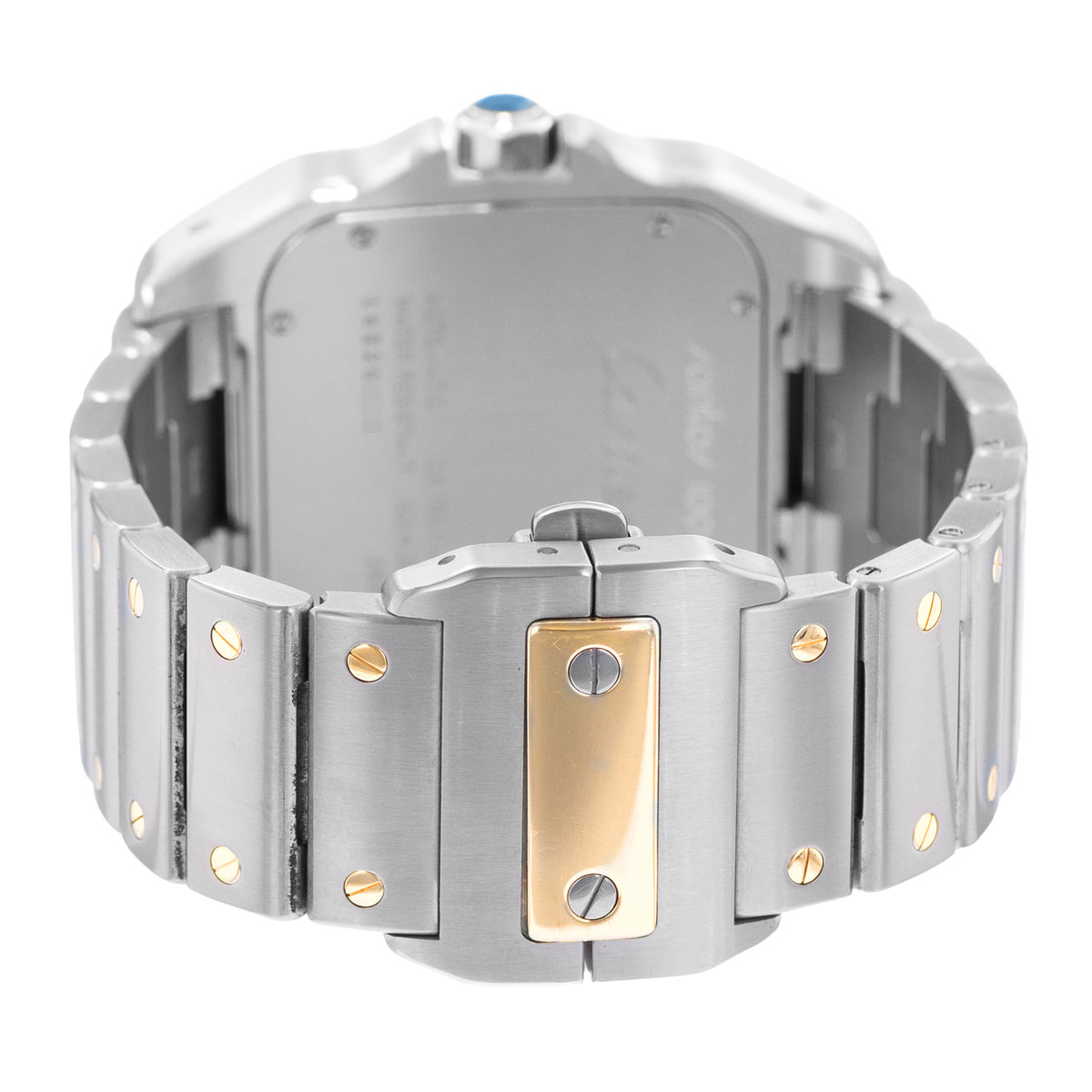 Cartier Santos 100  W200728G 2656 Silver Dial 38x51