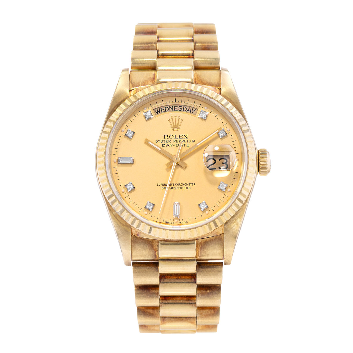 Rolex Day-Date 36 18038 Champagne Dial 36