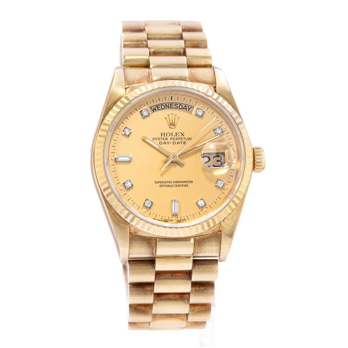 Rolex Day-Date 36 18038 Champagne Dial 36