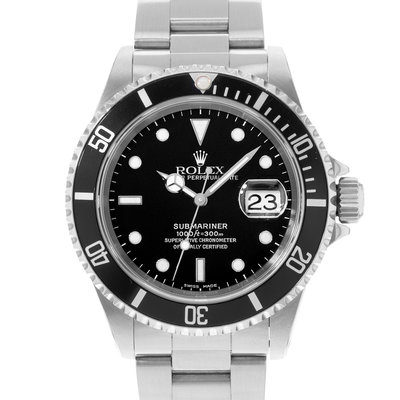 Rolex Submariner Date 16610 Black Dial 40