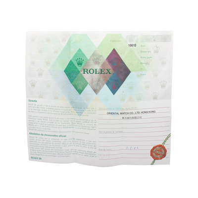 Rolex Submariner Date 16610 Black Dial 40