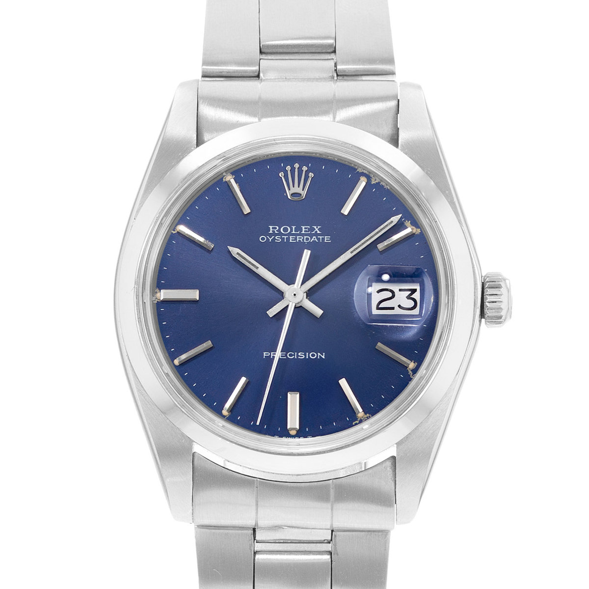 Rolex Oyster Precision 6694 Blue Dial 35
