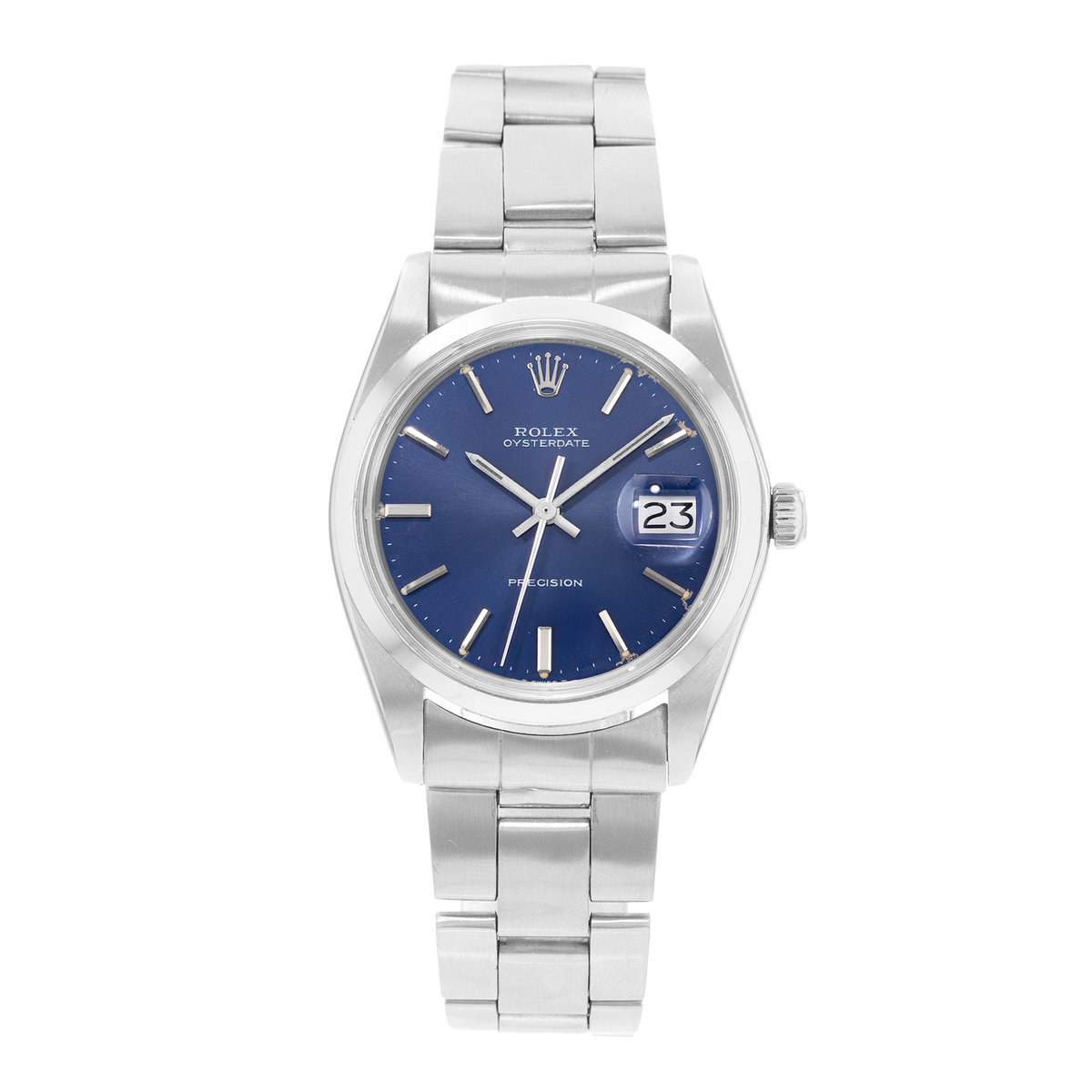 Rolex Oyster Precision 6694 Blue Dial 35