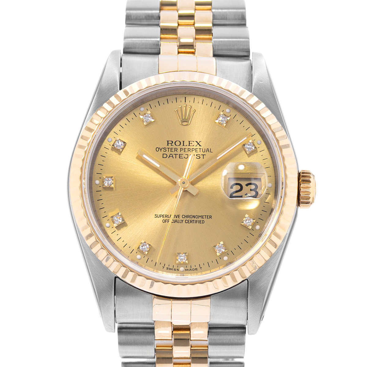 Rolex Datejust 36 16233 Champagne Dial 36