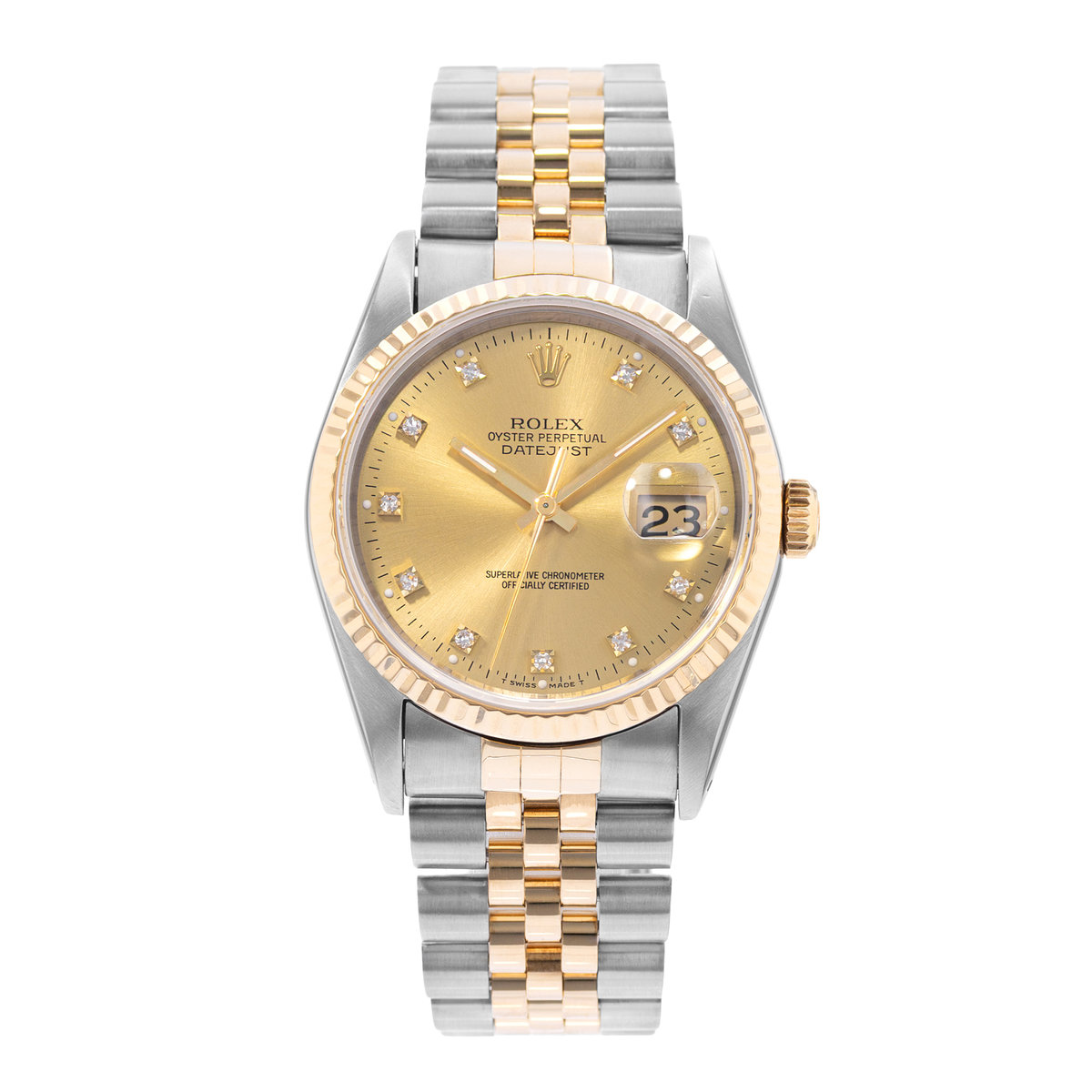 Rolex Datejust 36 16233 Champagne Dial 36