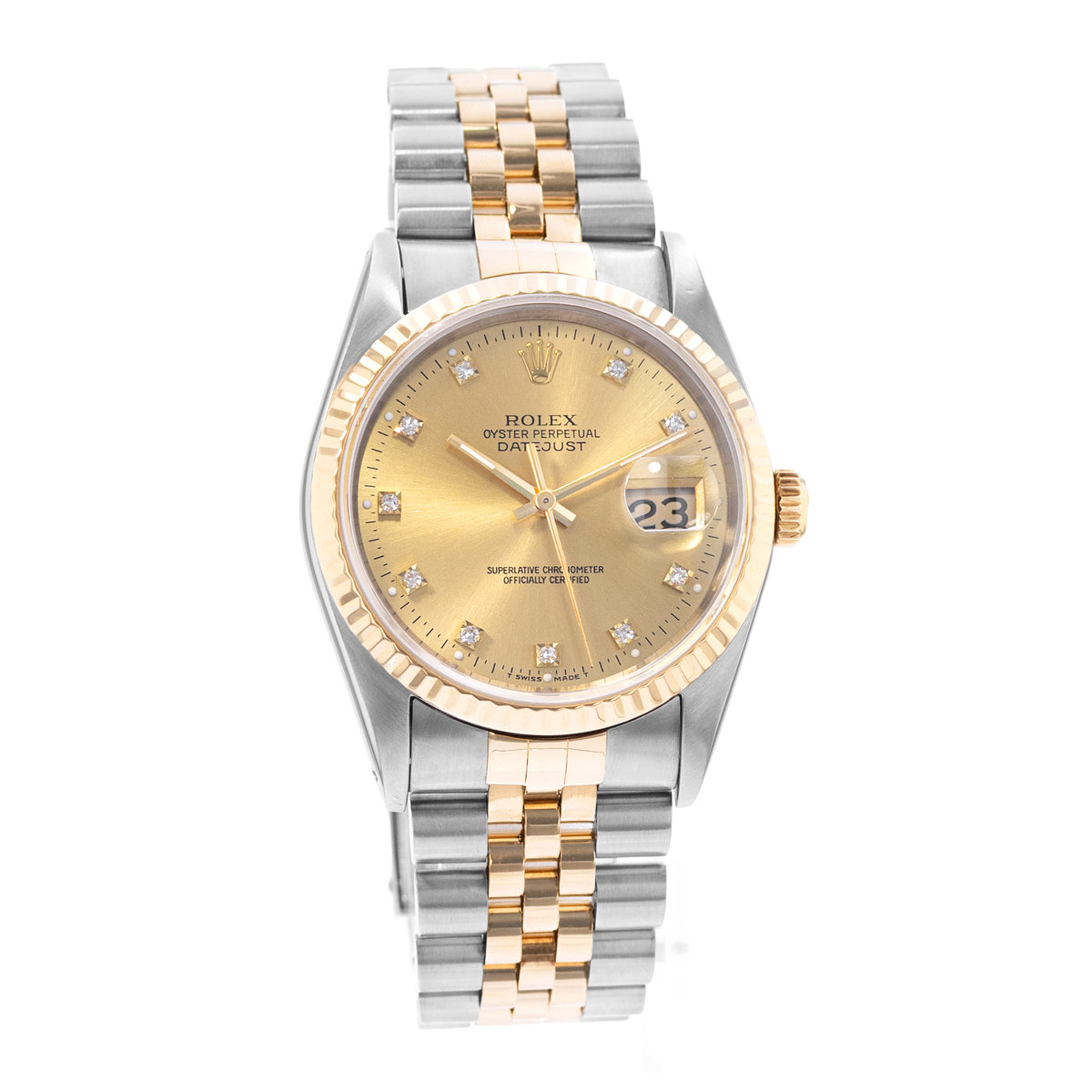 Rolex Datejust 36 16233 Champagne Dial 36