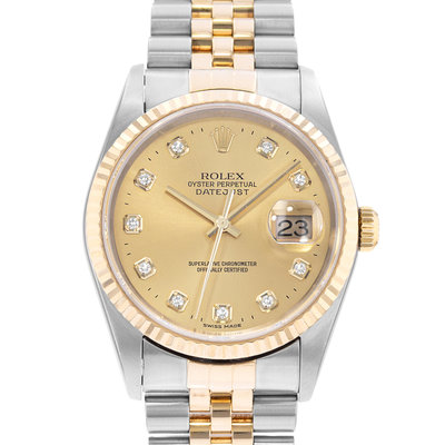Rolex Datejust 36 16233 Champagne Dial 36