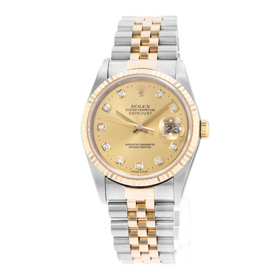 Rolex Datejust 36 16233 Champagne Dial 36