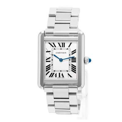 Cartier Tank Solo W5200013 3170 Silver Dial 24x31