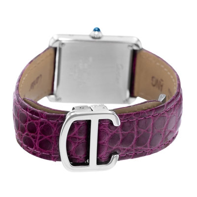 Cartier Tank Solo W1018255 2716 Silver Dial 24x30