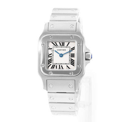 Cartier Santos Galbee W20056D6 1565 Silver Dial 24