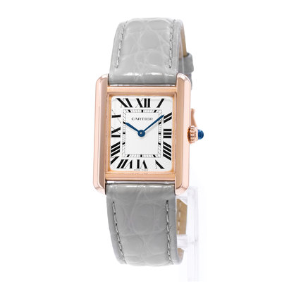 Cartier Tank Solo W5200024 3168 Silver Dial 24x31