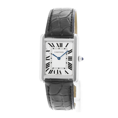 Cartier Tank Solo WSTA0028 3169 Silver Dial 27