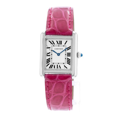 Cartier Tank Solo WSTA0030 3170 Silver Dial 24x31
