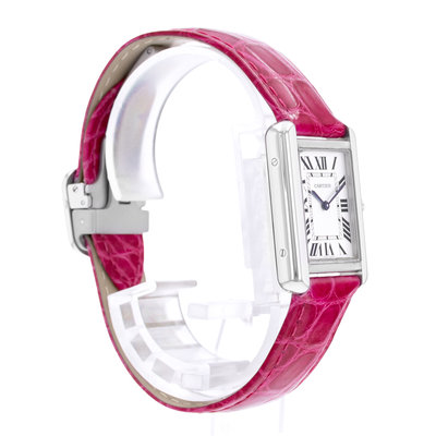 Cartier Tank Solo WSTA0030 3170 Silver Dial 24x31