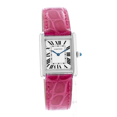 Cartier Tank Solo WSTA0030 3170 Silver Dial 24x31