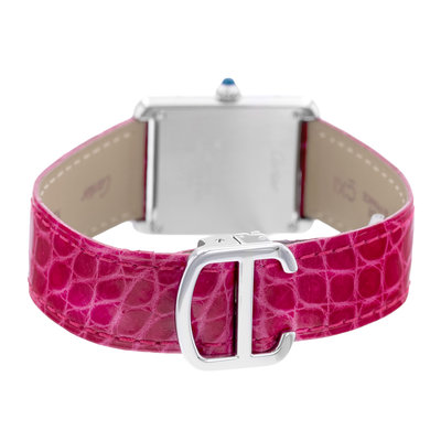 Cartier Tank Solo WSTA0030 3170 Silver Dial 24x31