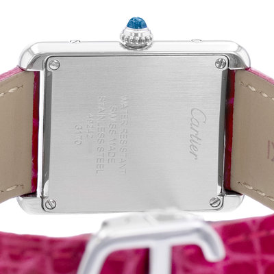 Cartier Tank Solo WSTA0030 3170 Silver Dial 24x31