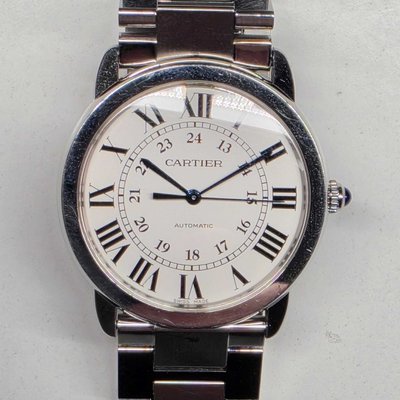 Cartier Ronde Solo WSRN0012 3939 Silver Dial 36