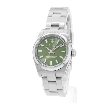Rolex Oyster Perpetual 26 176200 Green Dial 26