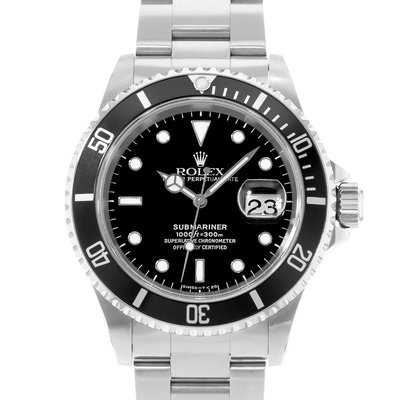 Rolex Submariner Date 16610 Black Dial 40