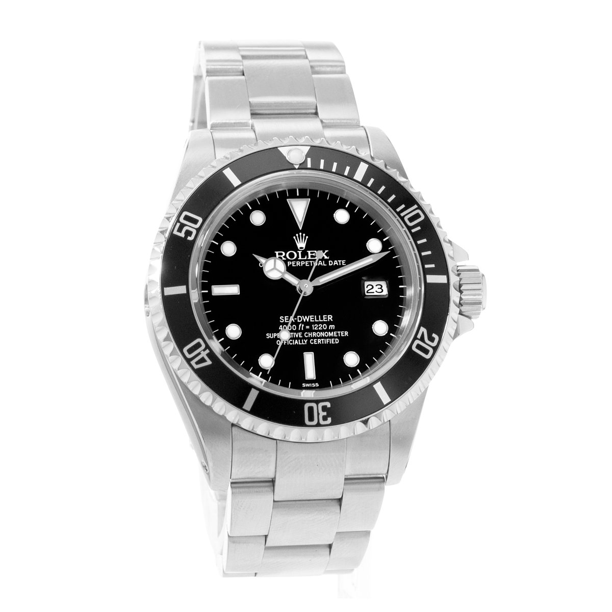 Rolex Sea-Dweller 4000 16600 Black Dial 40
