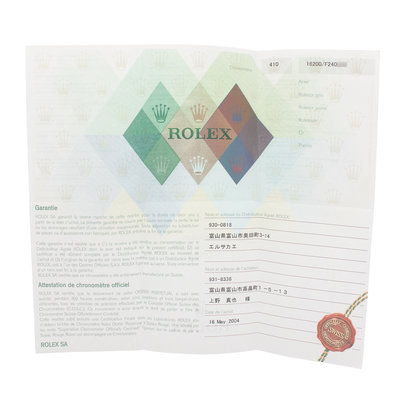 Rolex Datejust 36 16200 Black Dial 36