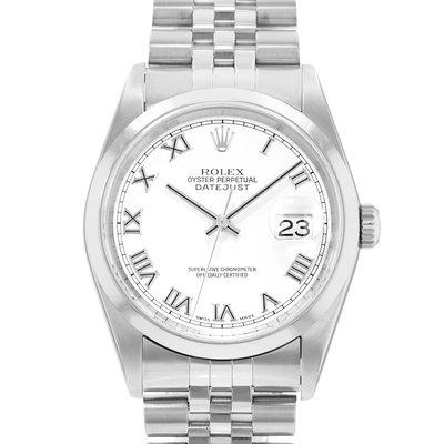 Rolex Datejust 36 16200 White Dial 36