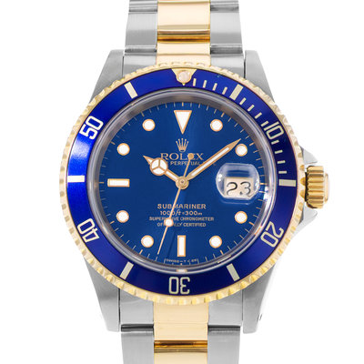 Rolex Submariner Date 16613 Blue Dial 40