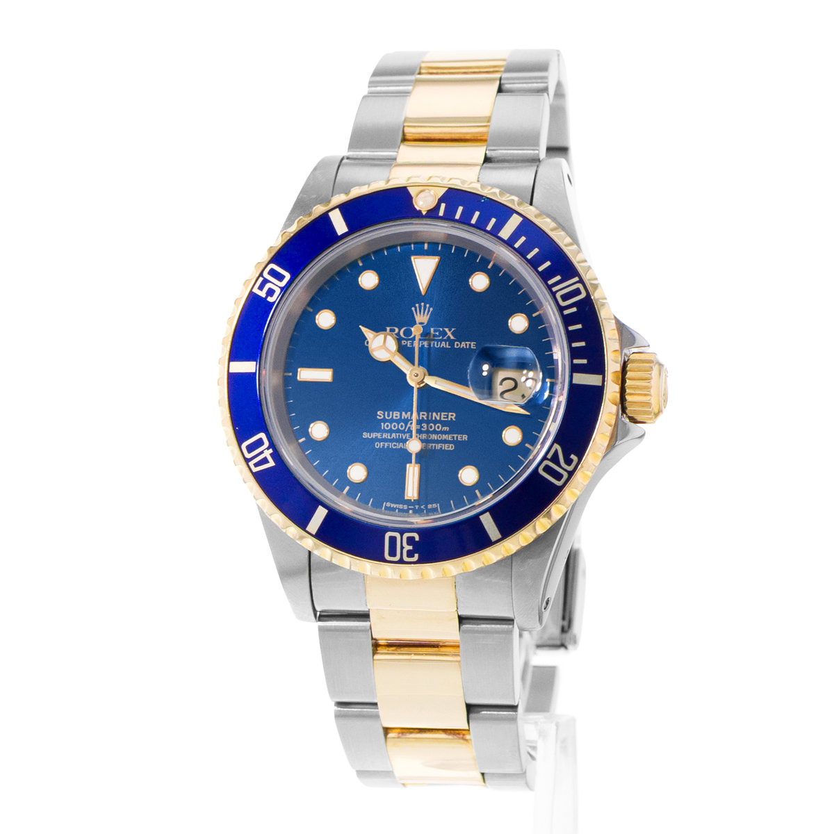 Rolex Submariner Date 16613 Blue Dial 40