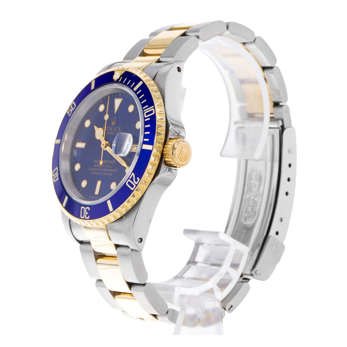 Rolex Submariner Date 16613 Blue Dial 40