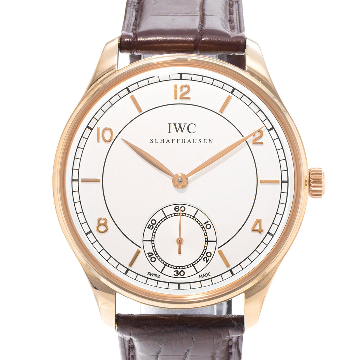 IWC Portuguese Hand-Wound IW544503 Silver Dial 44