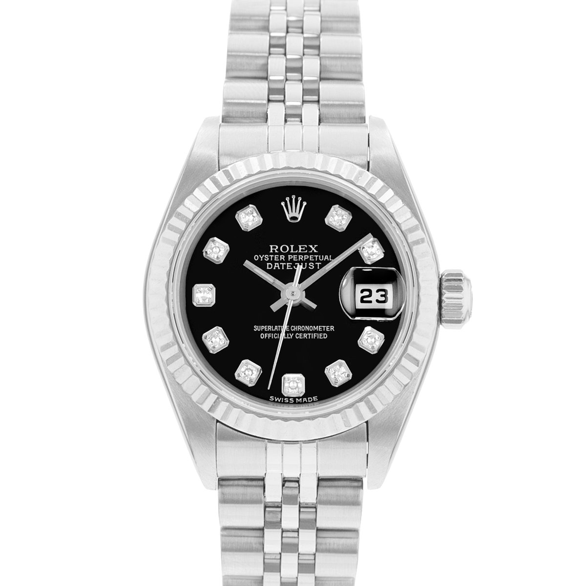 Rolex Datejust 26 79174 Black Dial 26