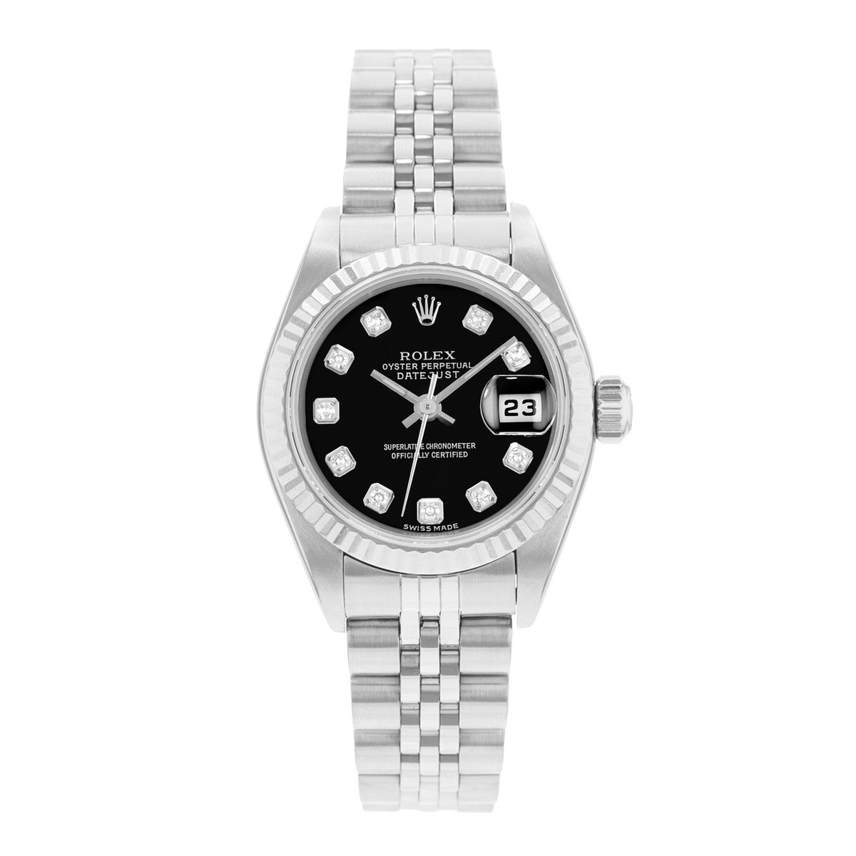 Rolex Datejust 26 79174 Black Dial 26