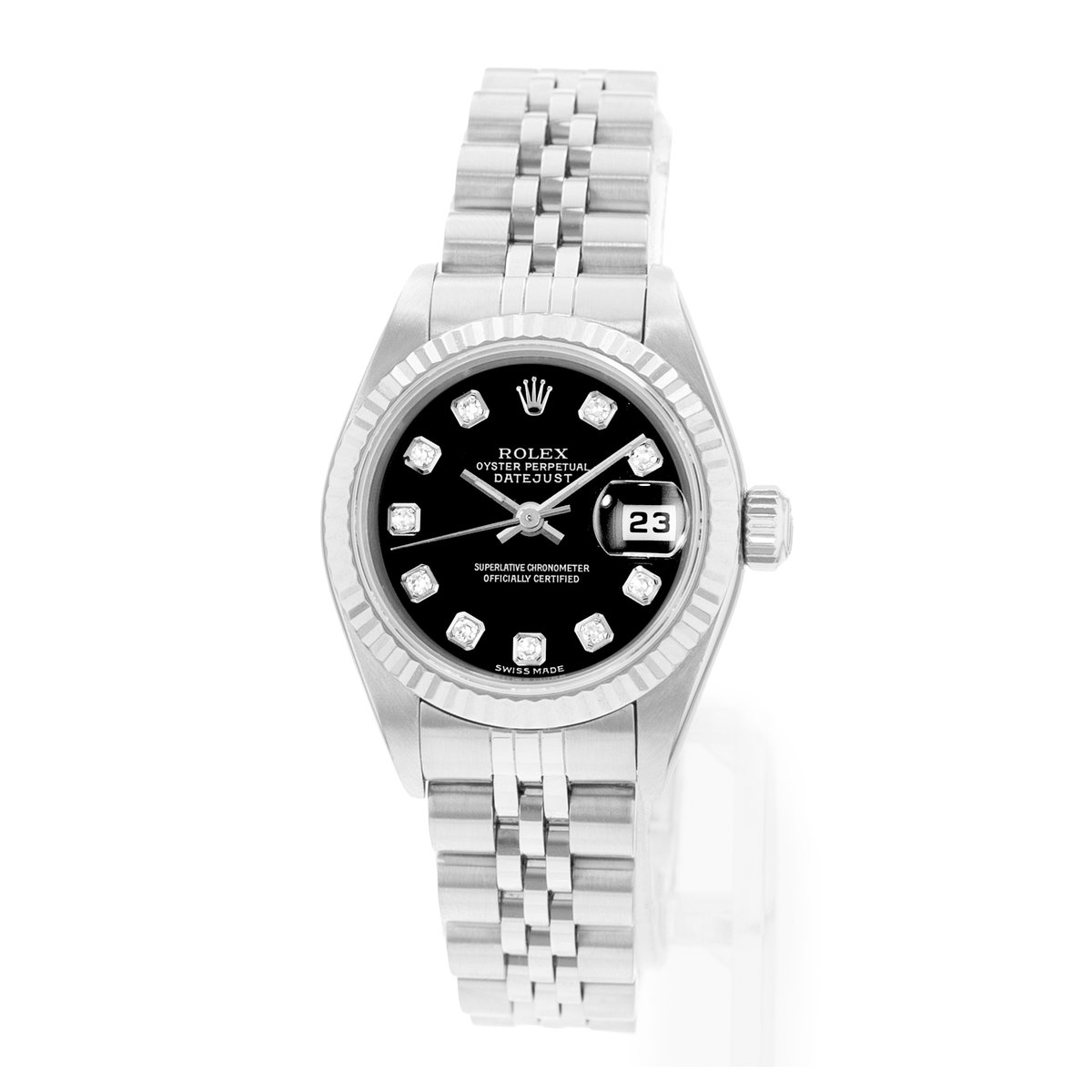 Rolex Datejust 26 79174 Black Dial 26