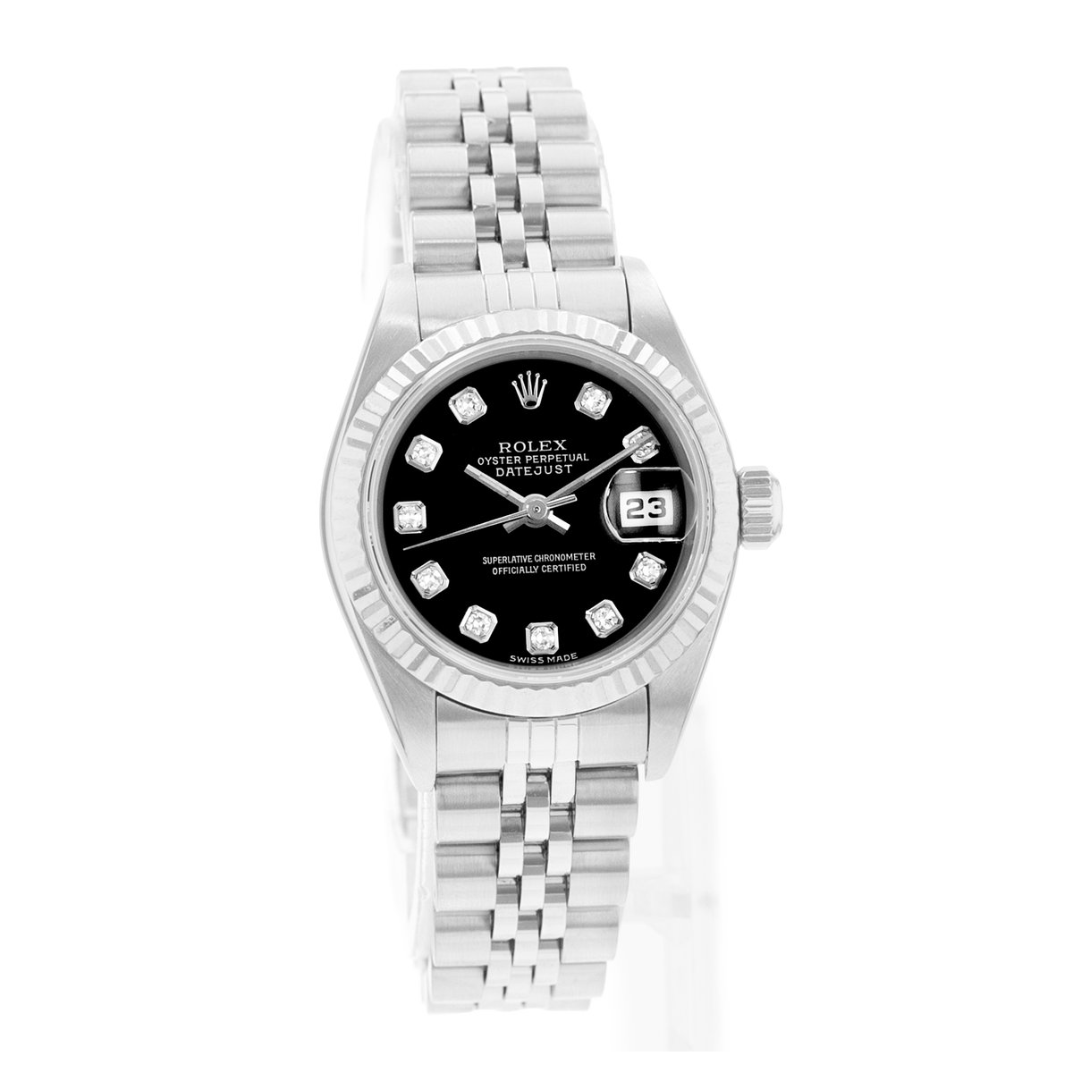 Rolex Datejust 26 79174 Black Dial 26