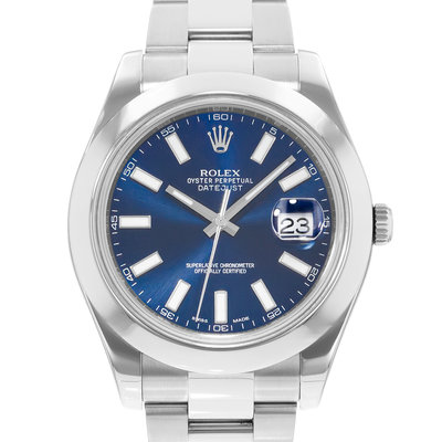 Rolex Datejust II 116300 Blue Dial 41