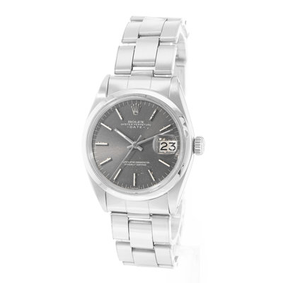 Rolex Oyster Perpetual Date 34 1500 Grey Dial 34