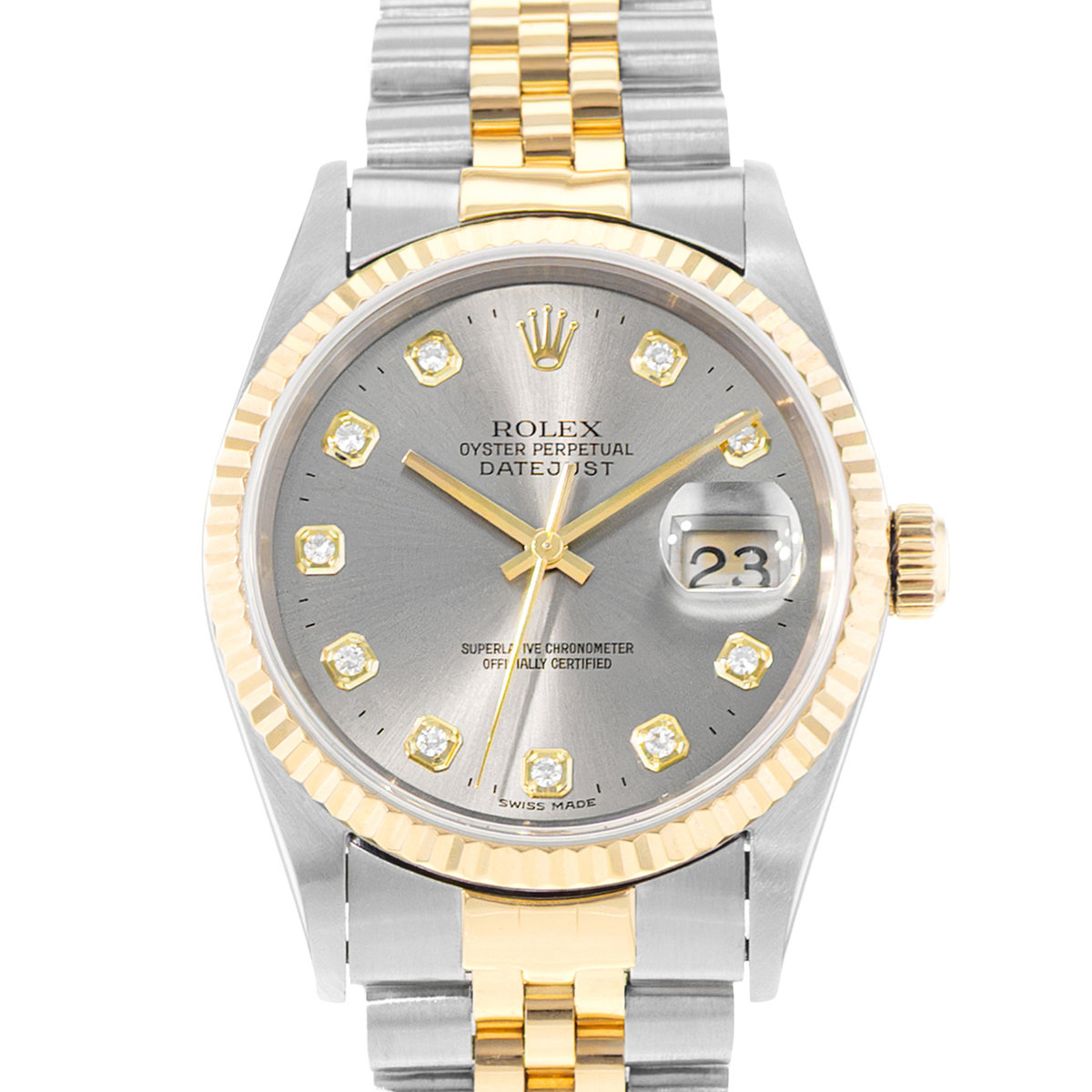 Rolex Datejust 36 16233 Silver Dial 36