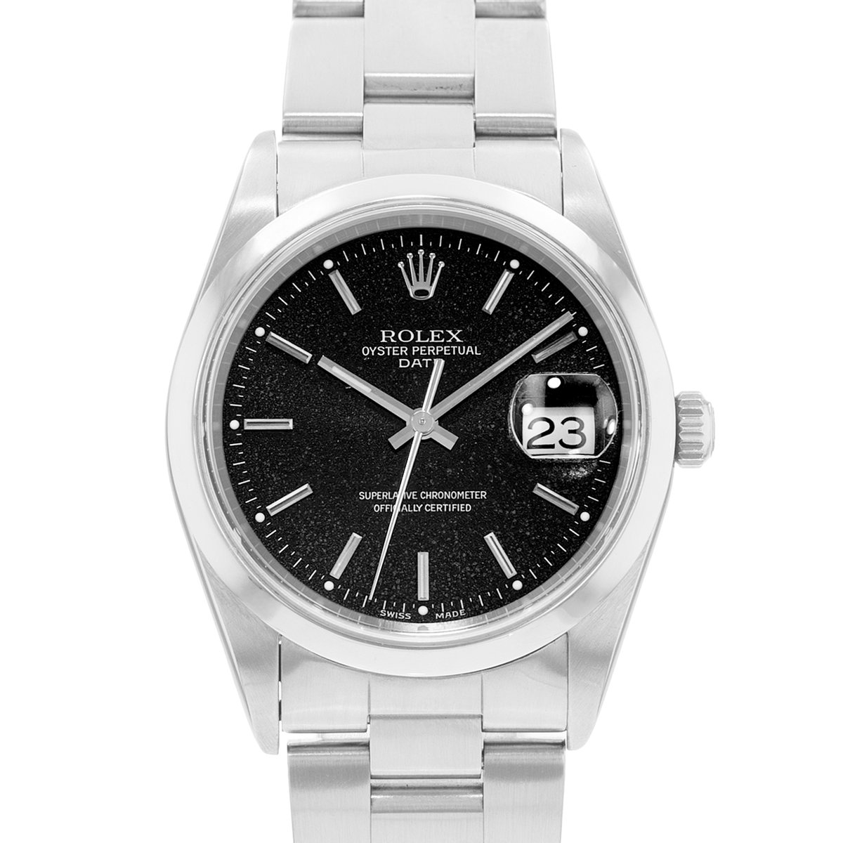 Rolex Oyster Perpetual Date 34 15200 Black Dial 34