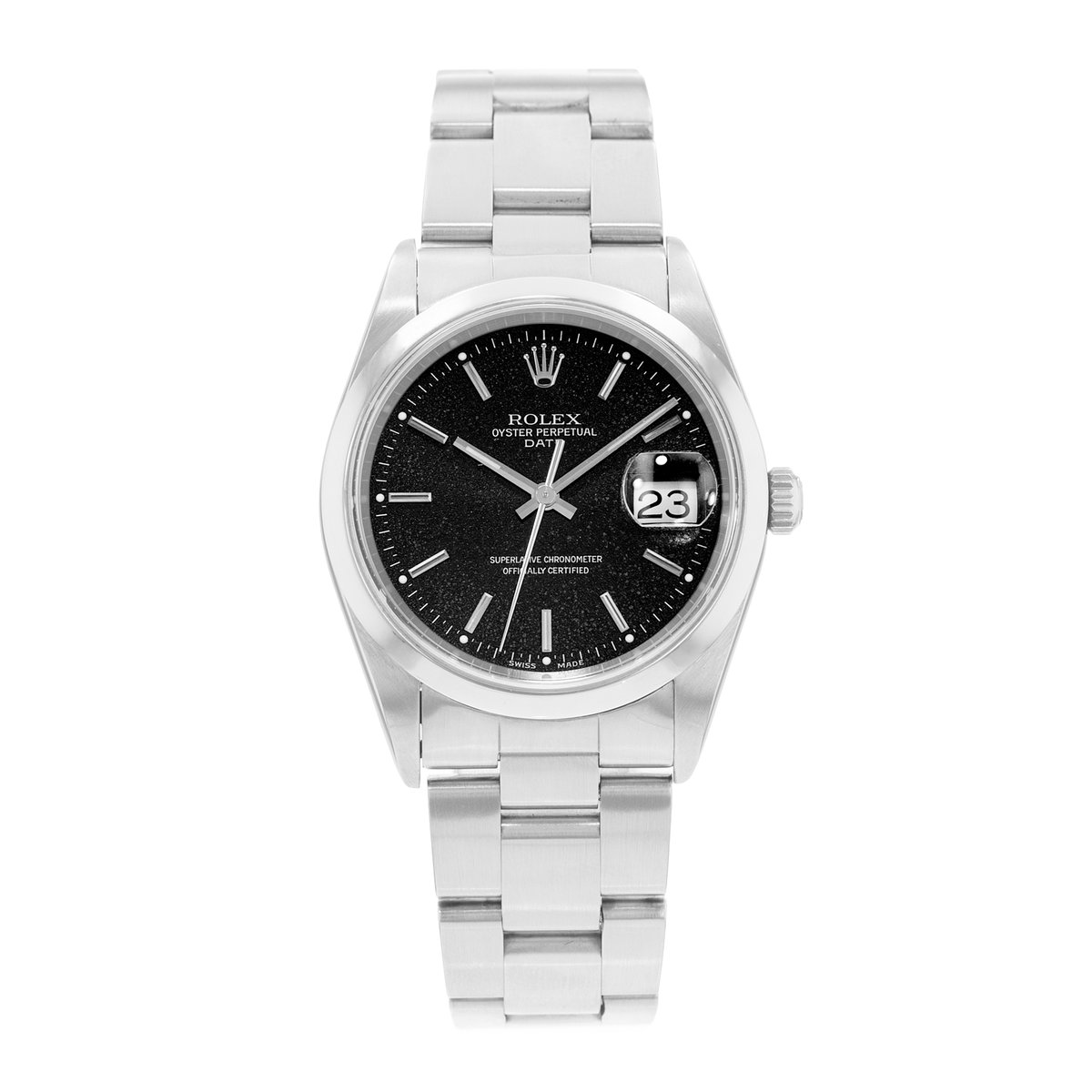 Rolex Oyster Perpetual Date 34 15200 Black Dial 34
