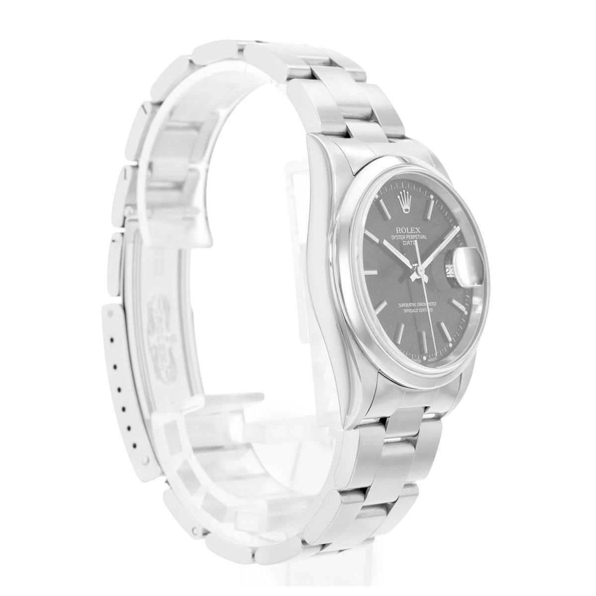 Rolex Oyster Perpetual Date 34 15200 Black Dial 34