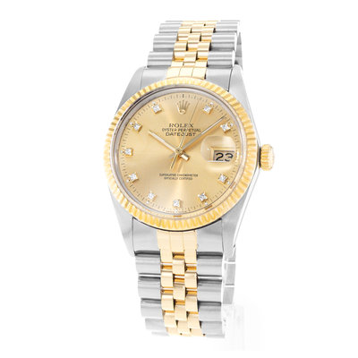 Rolex Datejust 36 16013 Champagne Dial 36