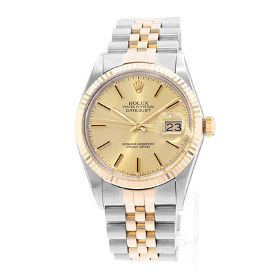 Rolex Datejust 36 16013 Champagne Dial 36