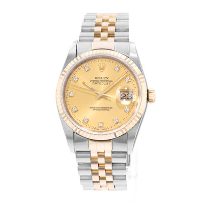 Rolex Datejust 36 16233 Champagne Dial 36