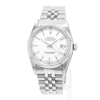 Rolex Datejust 36 16234 White Dial 36
