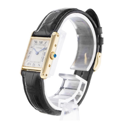 Cartier Tank Louis W1512753 Silver Dial 21x28